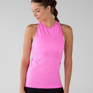 Lululemon hi neck swiftly tank size 4